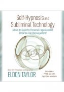 Self-Hypnosis And Subliminal Technology by Eldon Taylor